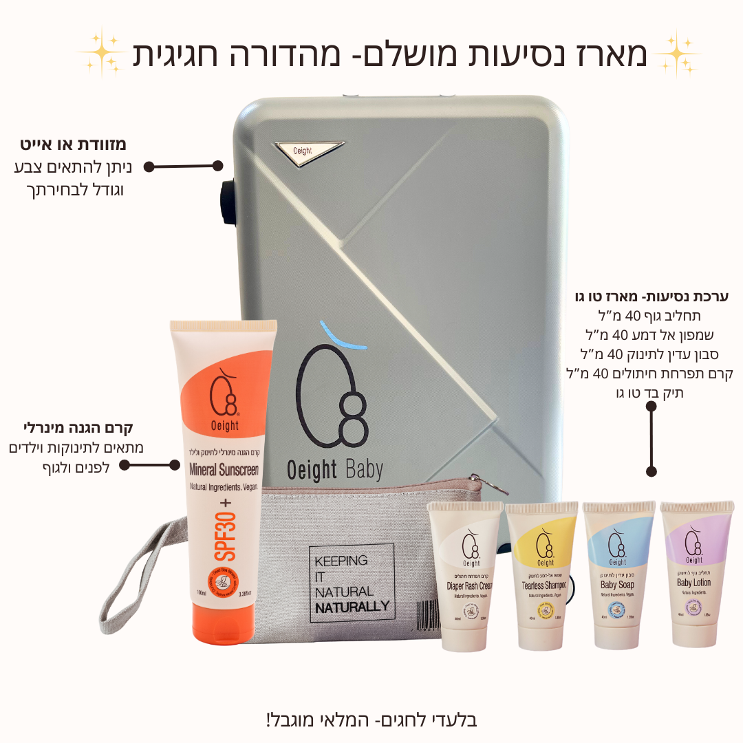 מארז נסיעות מושלם- מהדורה חגיגית